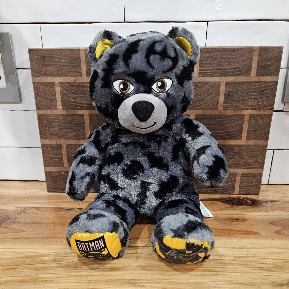 Build A Bear Batman Logo 80yr Anniversary Special Edition Plush